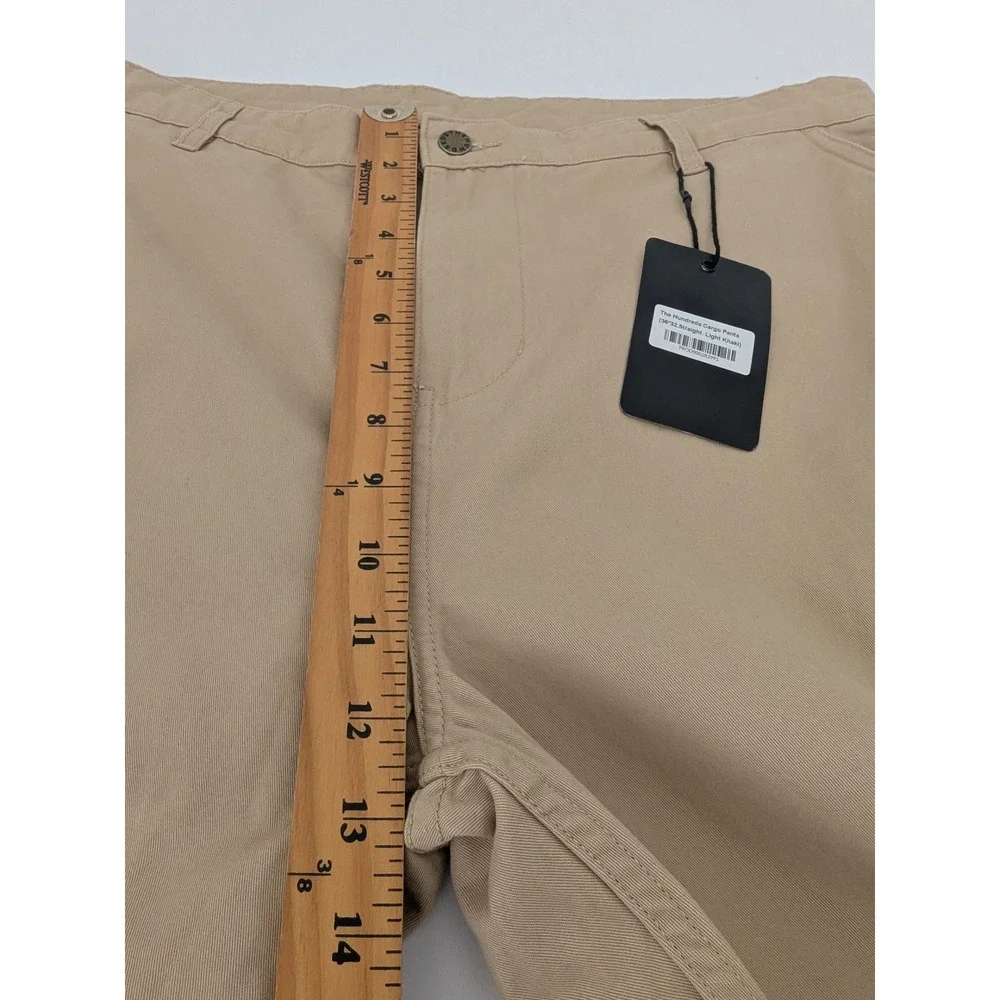 The Hundreds Cargo Pants Mens 36x32 Straight Khaki Cotton Travel Outdoors New - Picture 5 of 9